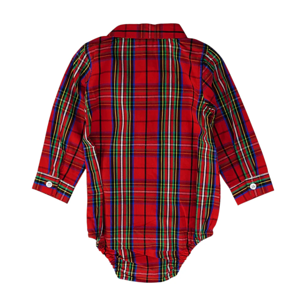Red Plaid Long Sleeve Button Down - Image 2