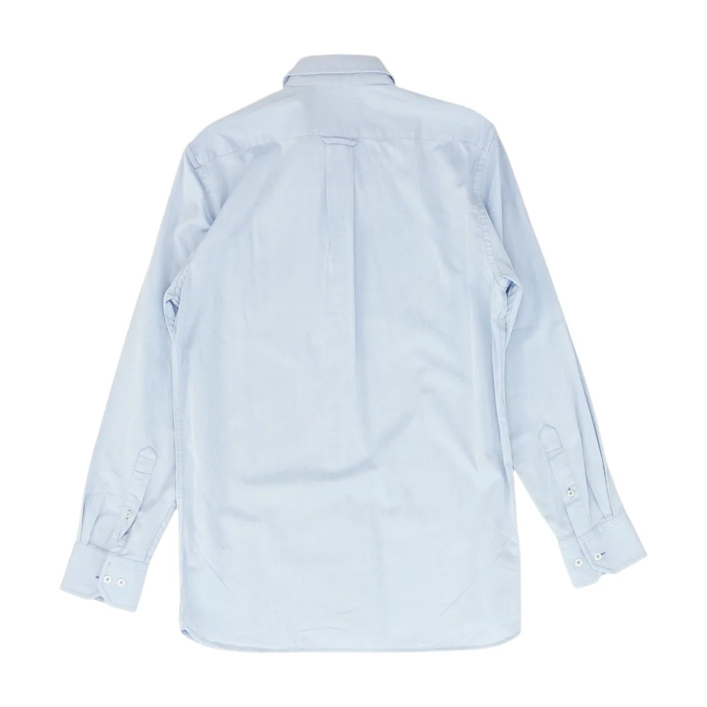 Blue Solid Long Sleeve Button Down - Image 2