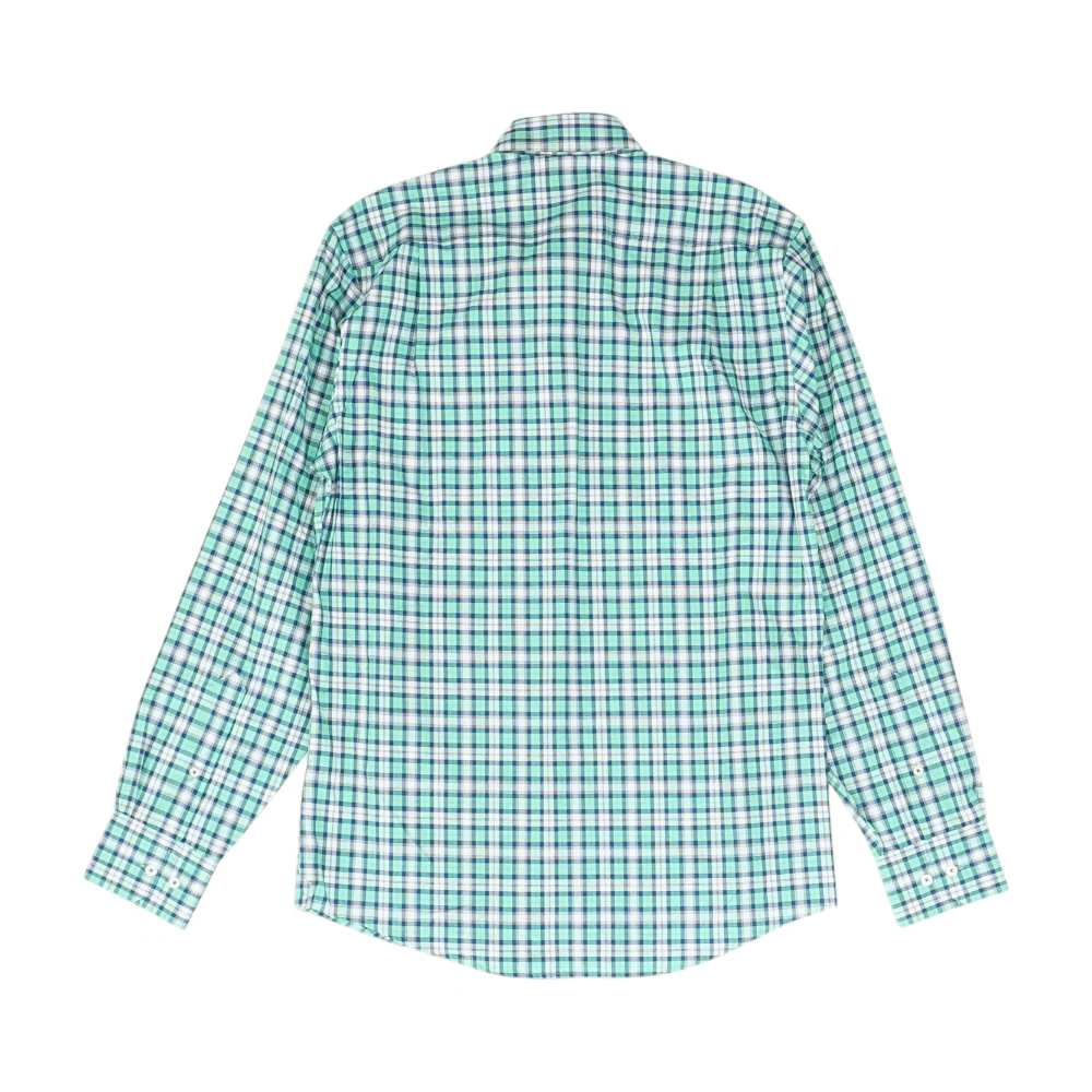 Green Plaid Long Sleeve Button Down - Image 2