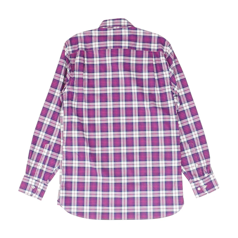 Pink Plaid Long Sleeve Button Down - Image 2