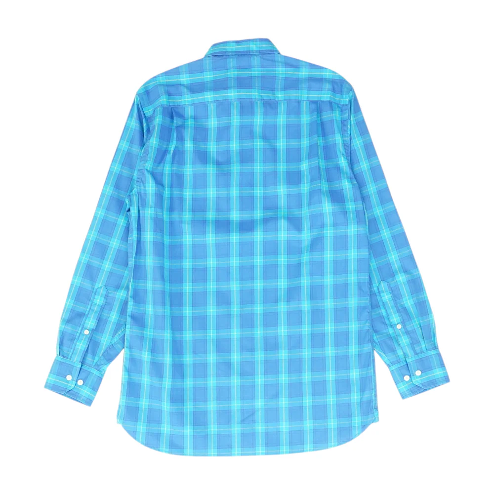 Blue Plaid Long Sleeve Button Down - Image 2