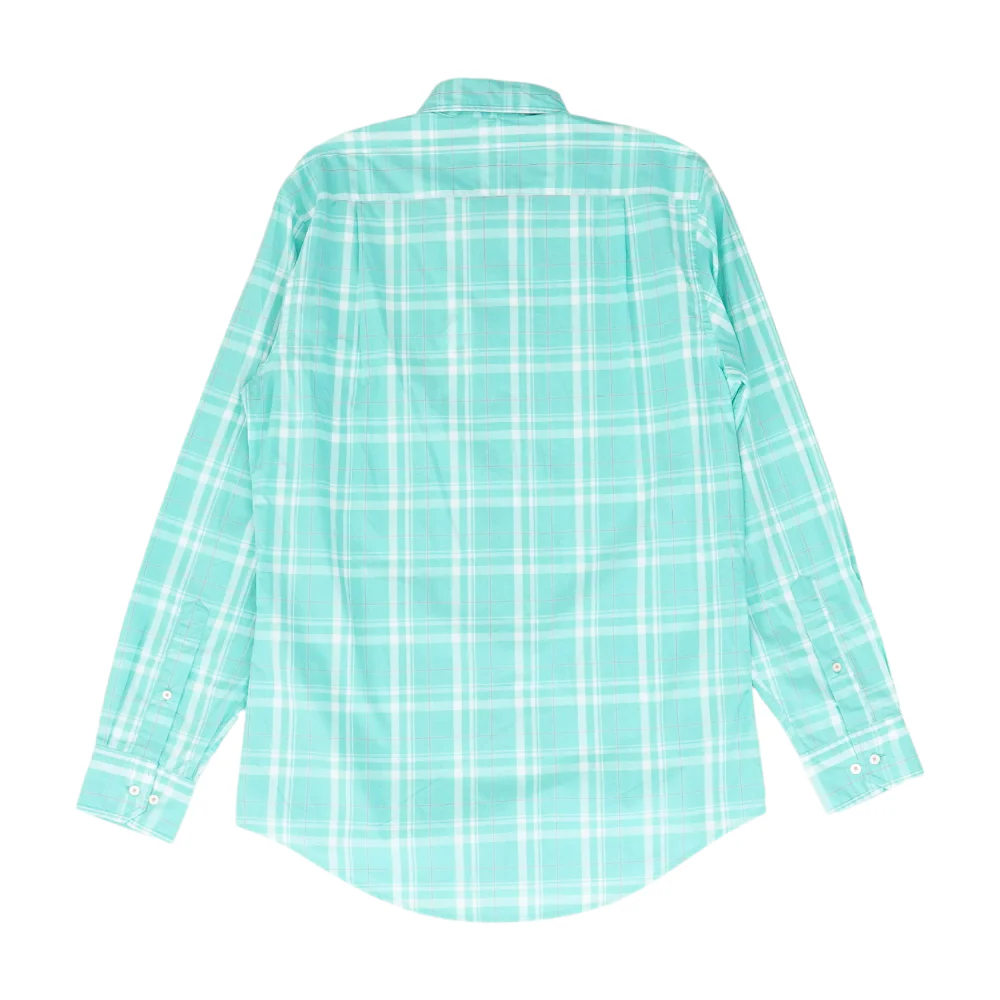 Blue Plaid Long Sleeve Button Down - Image 2