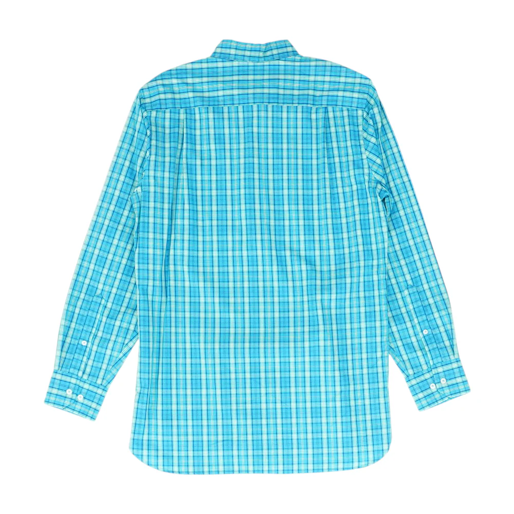 Blue Plaid Long Sleeve Button Down - Image 2