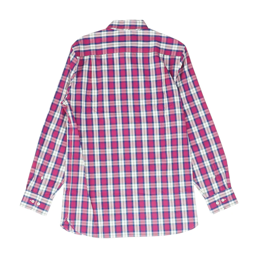 Pink Plaid Long Sleeve Button Down - Image 2