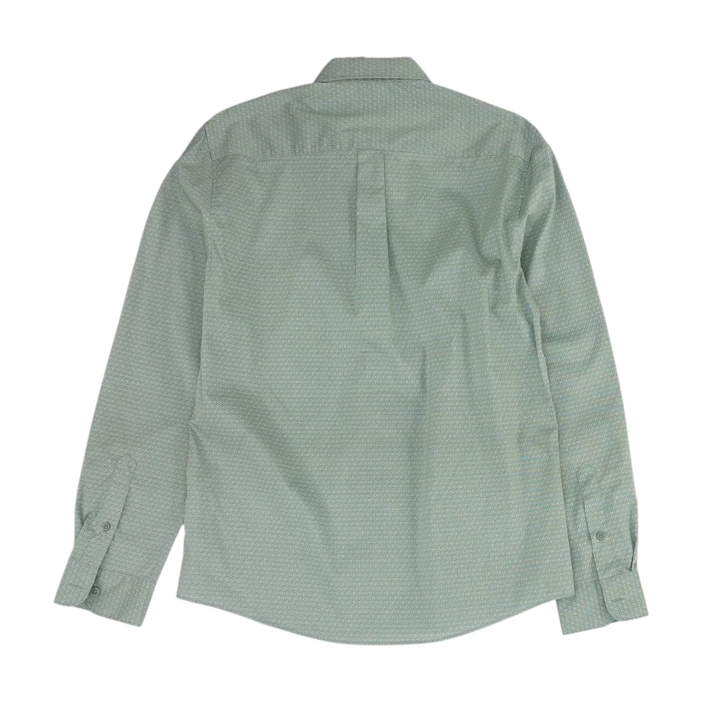 Green Print Long Sleeve Button Down - Image 2