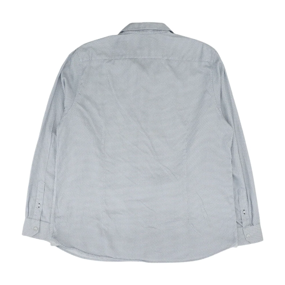 Blue Print Long Sleeve Button Down - Image 2