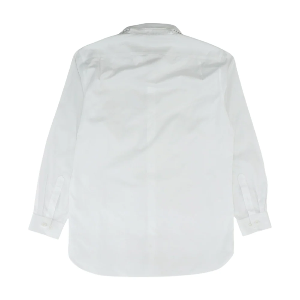 White Solid Long Sleeve Button Down - Image 2