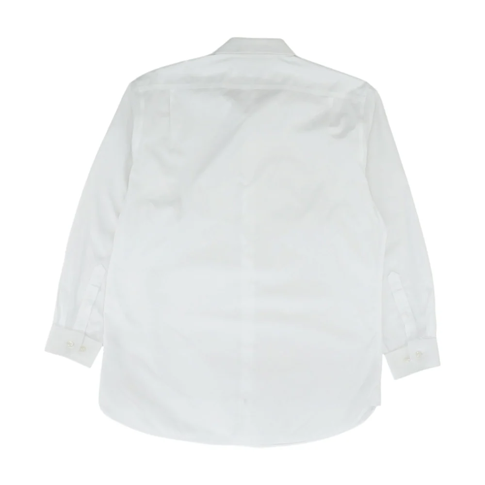 White Solid Long Sleeve Button Down - Image 2