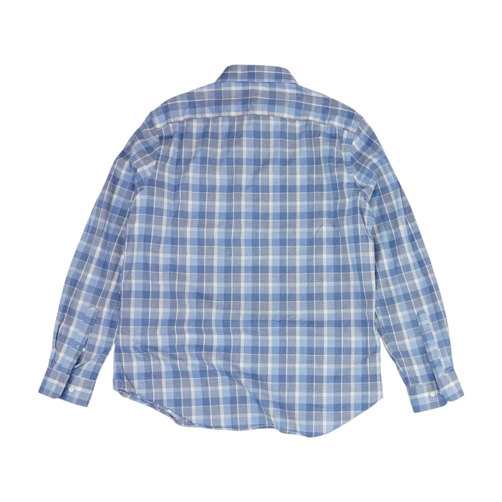Blue Plaid Long Sleeve Button Down - Image 2