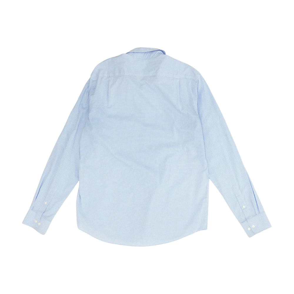Blue Check Long Sleeve Button Down - Image 2