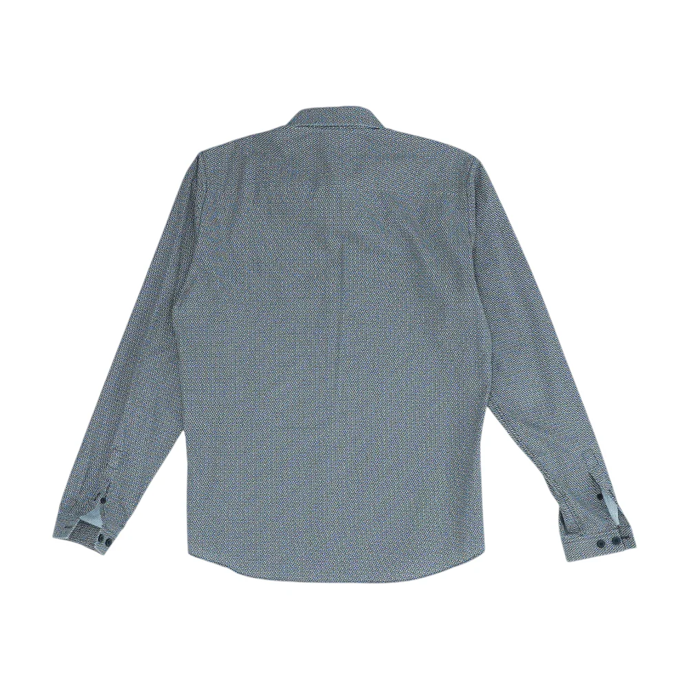 Black Polka Dot Long Sleeve Button Down - Image 2