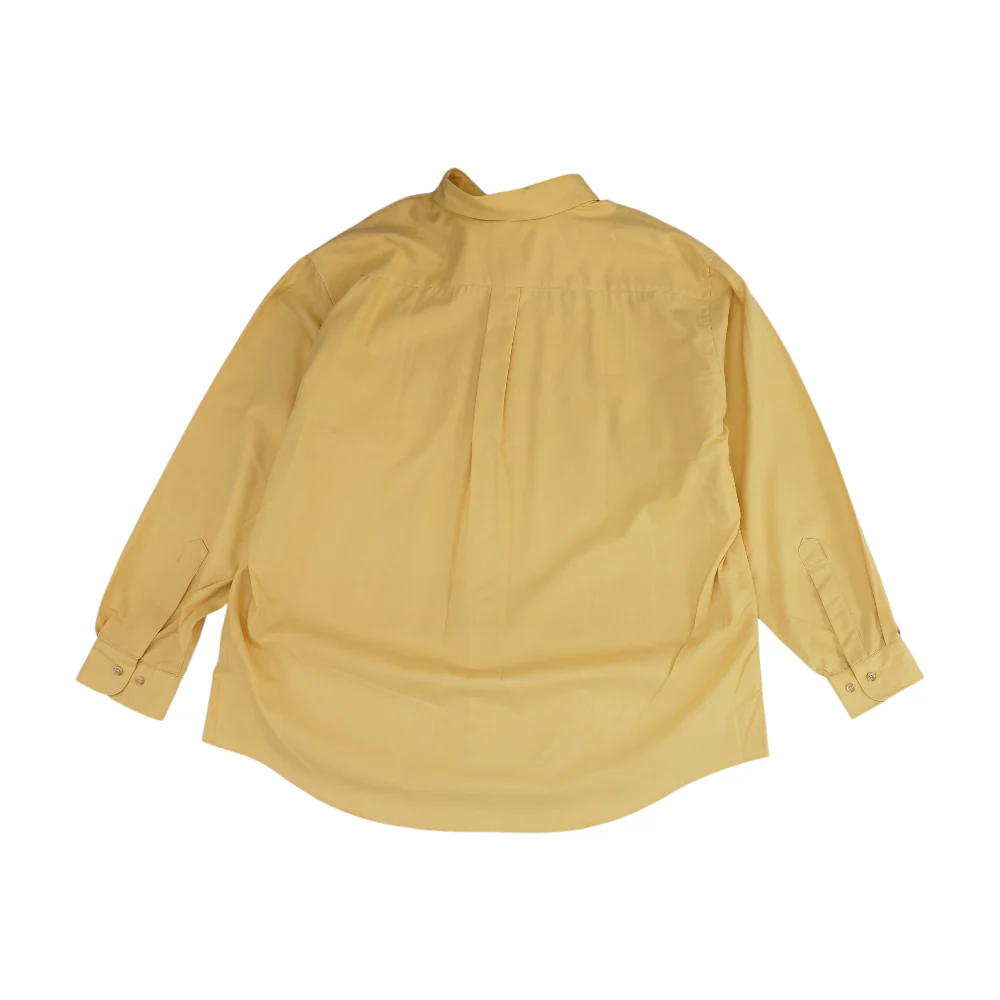 Tan Solid Long Sleeve Button Down - Image 2