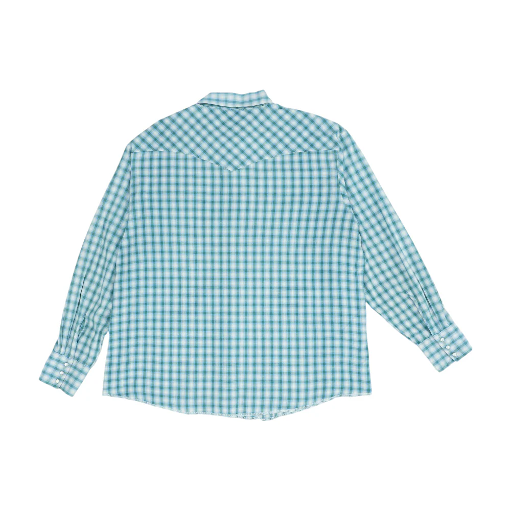 Green Plaid Long Sleeve Button Down - Image 2