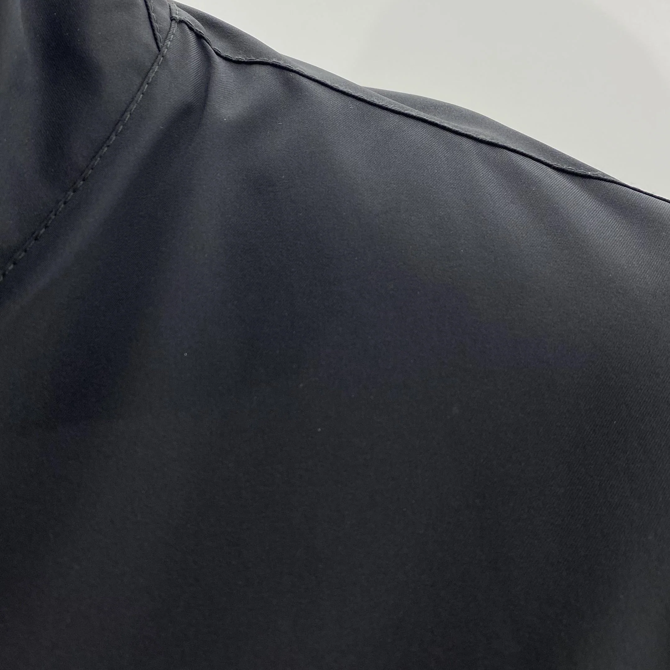 Black Reversible Windmate Storm System Nylon And Cashmere Blouson Jacket - Image 5