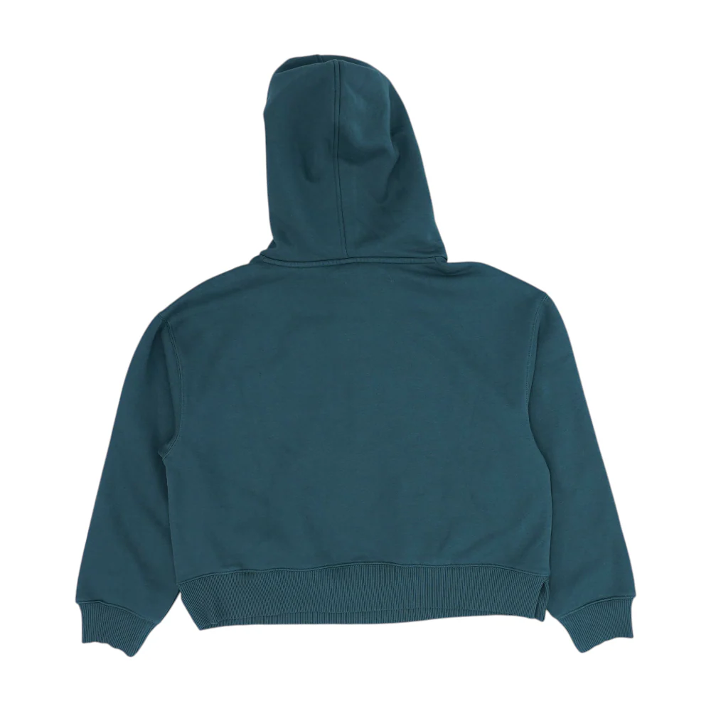 Green Solid Hoodie Pullover - Image 2