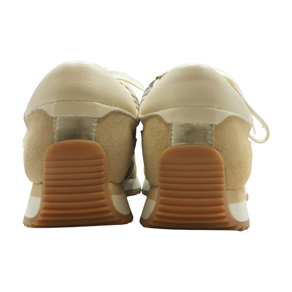 Tan Low-Top Athletic Shoes - Image 2