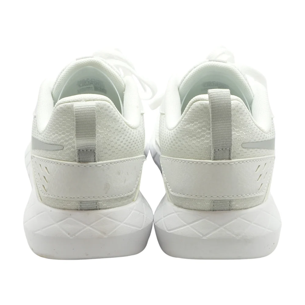 White Low-Top Athletic Shoes - Image 2