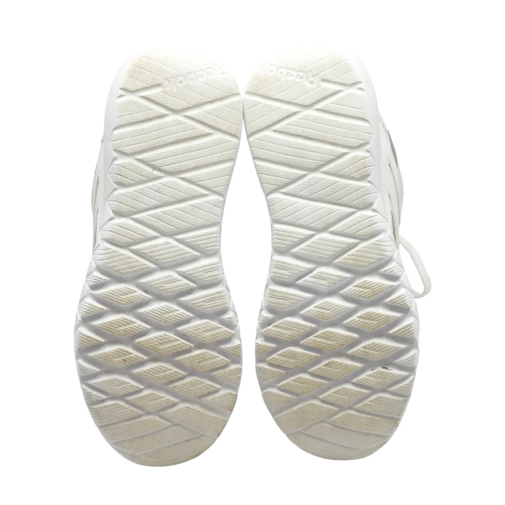White Low-Top Athletic Shoes - Image 3