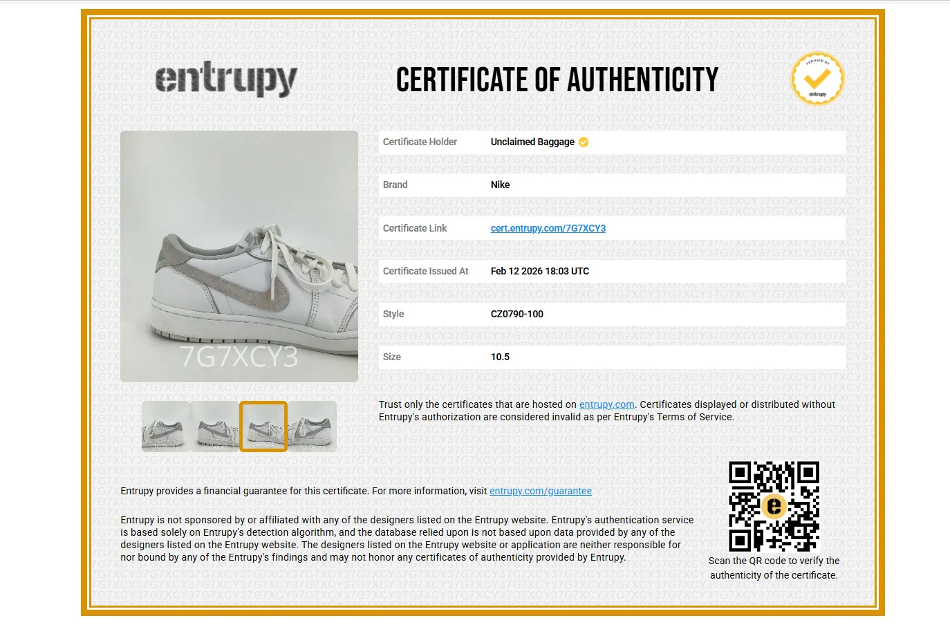Jordan 1 Low OG Low-Top Athletic Shoes - Image 4