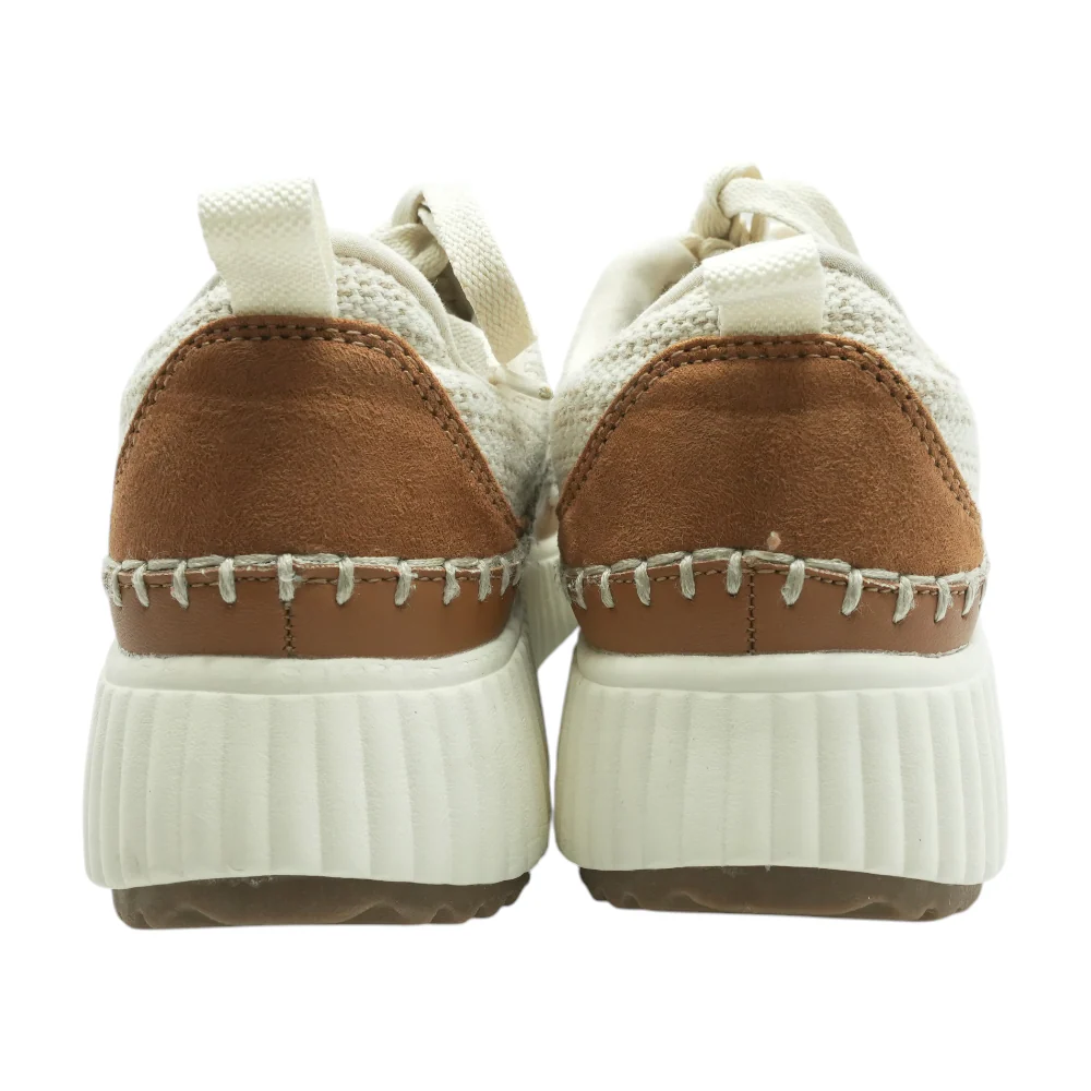 Beige Low-Top Athletic Shoes - Image 2