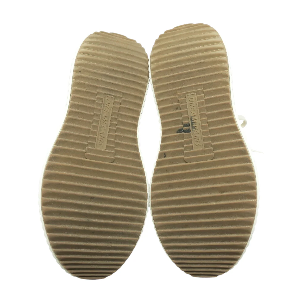 Beige Low-Top Athletic Shoes - Image 3