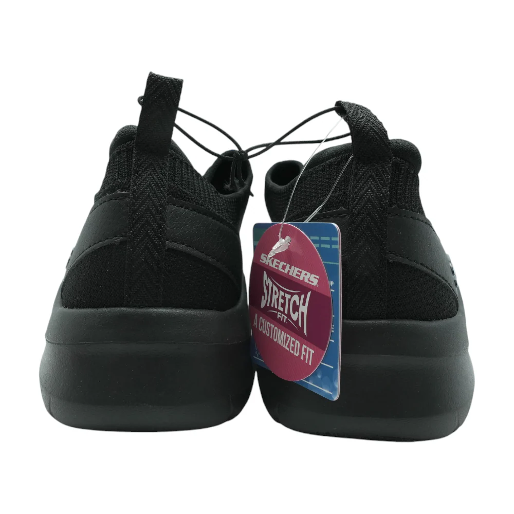 Black Low-Top Athletic Shoes - Image 2
