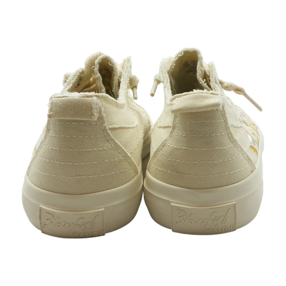 Beige Low-Top Athletic Shoes - Image 2