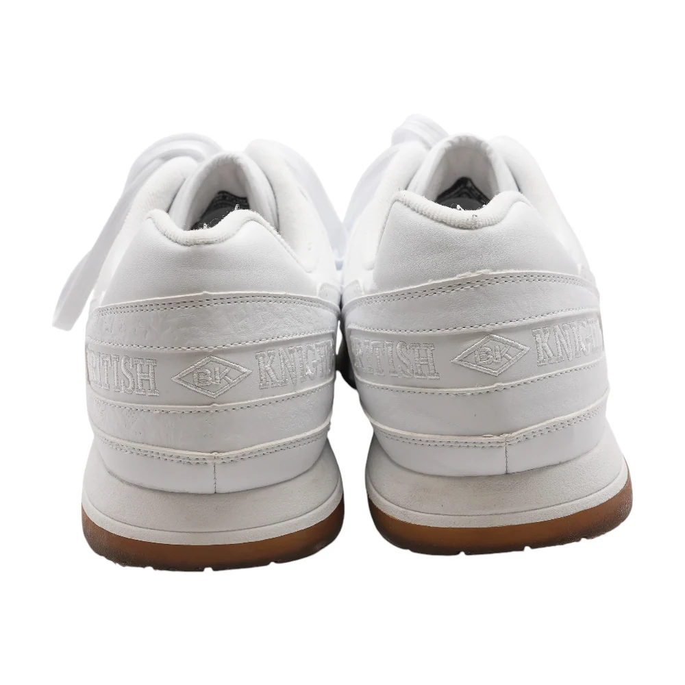 White Low-Top Athletic Shoes - Image 2