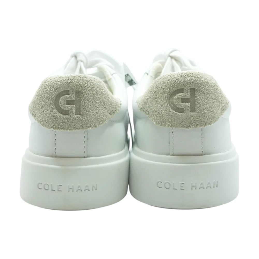 White Low-Top Athletic Shoes - Image 2