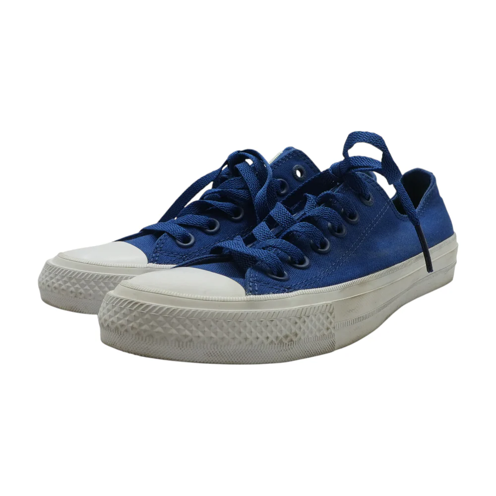 Navy Low-Top Athletic Shoes