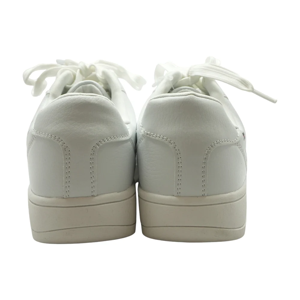 White Low-Top Athletic Shoes - Image 2