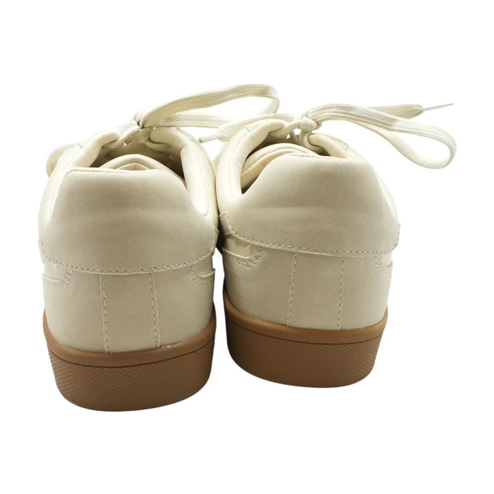 Beige Low-Top Athletic Shoes - Image 2