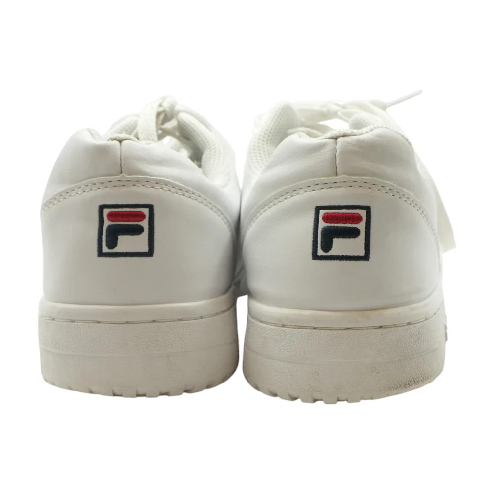 White Low-Top Athletic Shoes - Image 2