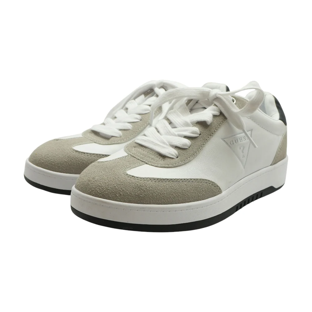 White Low-Top Athletic Shoes
