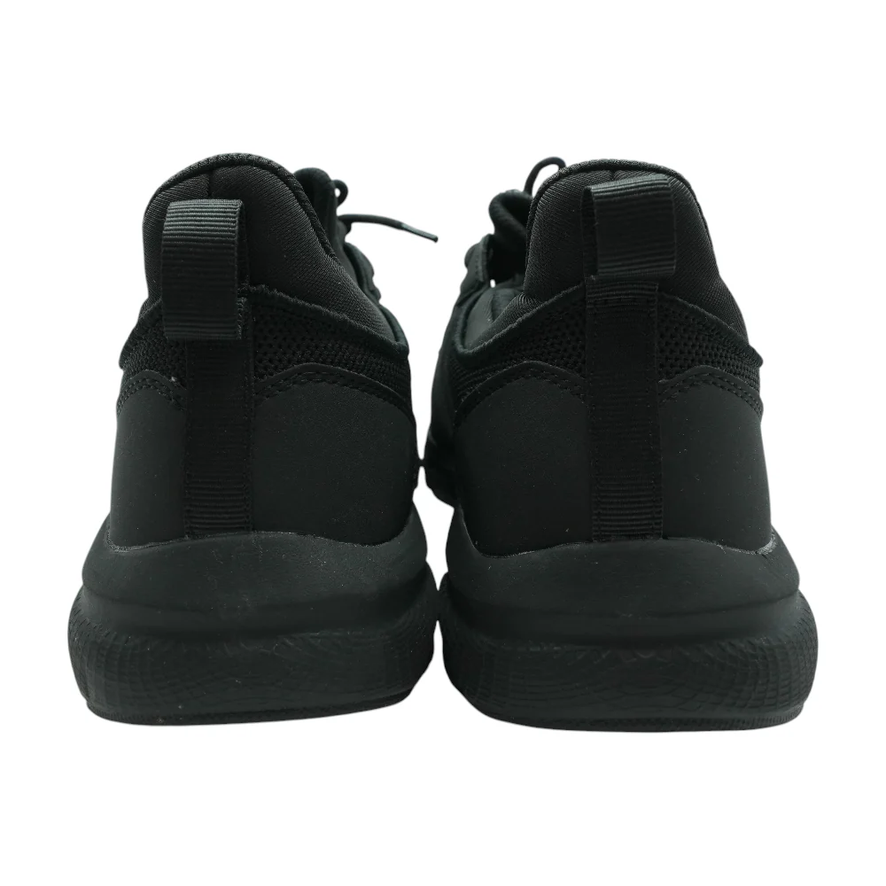 Black Low-Top Athletic Shoes - Image 2