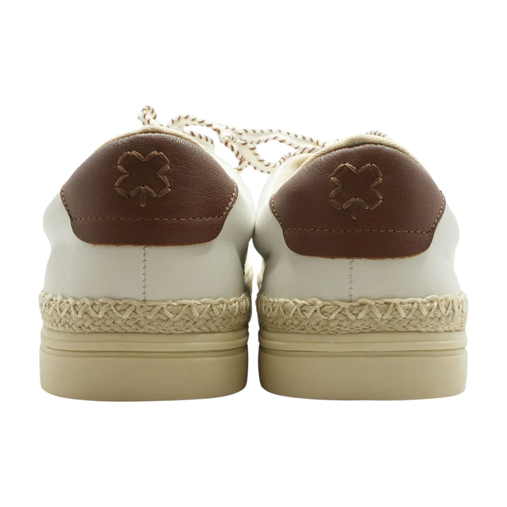 Cheynas Whipstitch Lace-Up Low-Top Athletic Shoes - Image 2