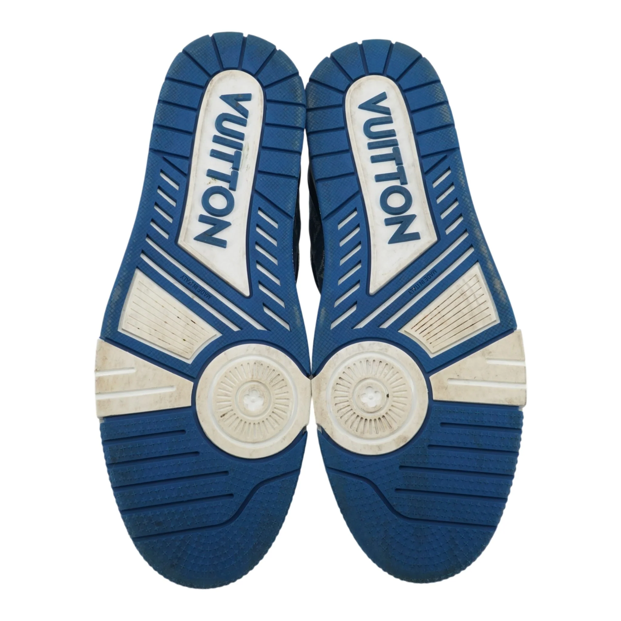 Blue Monogram Denim LV Trainer Low Top Sneaker - Image 3