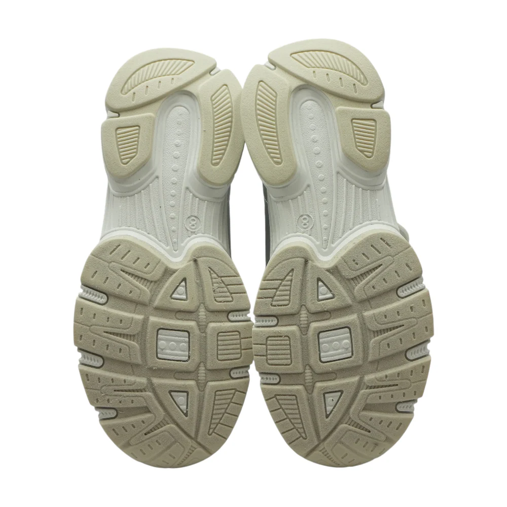 Silver Low-Top Athletic Shoes - Image 3