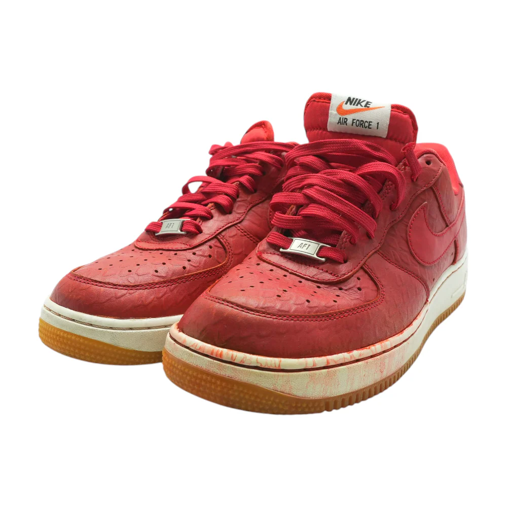 Air Force 1 Low '07 LV8 'Red Python' Low-Top Athletic Shoes