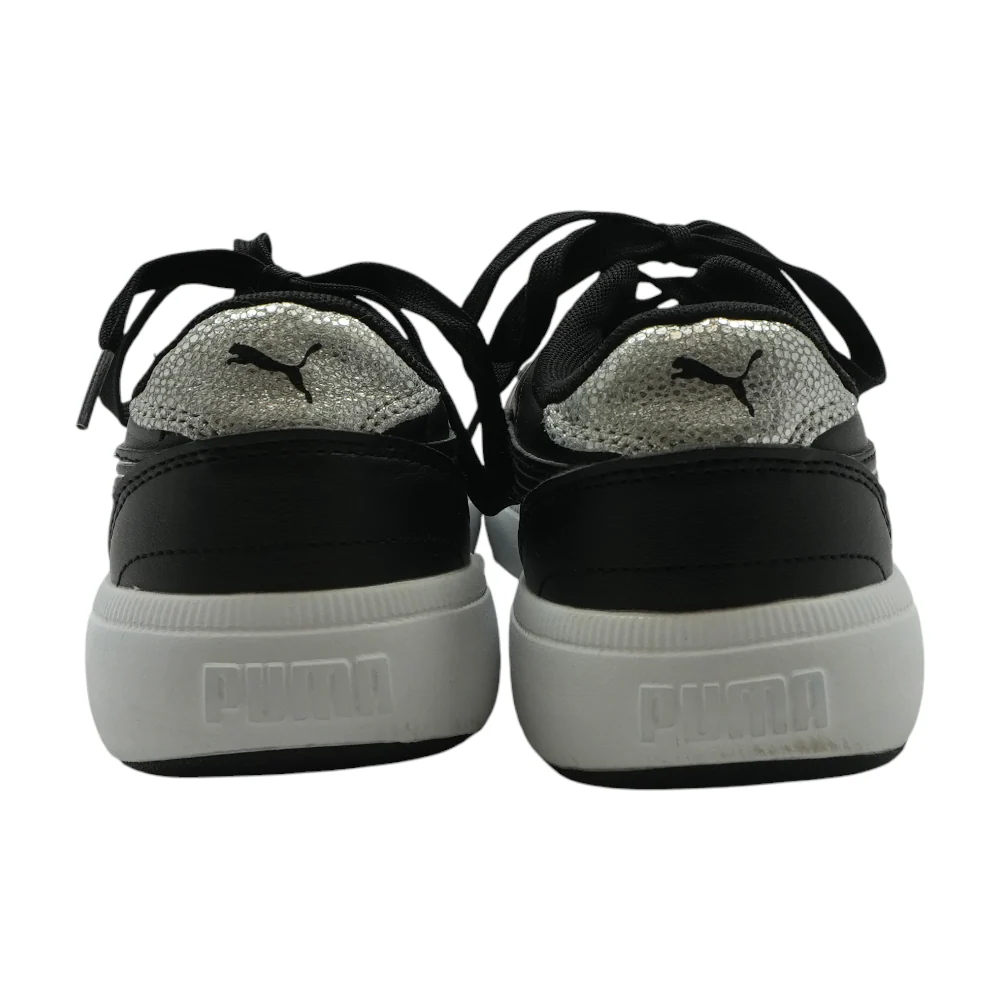 Black Low-Top Athletic Shoes - Image 2