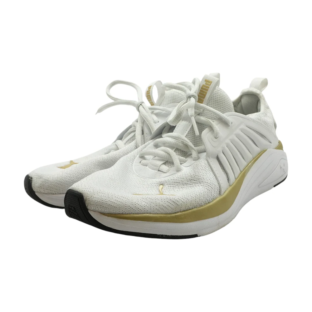 White Low-Top Athletic Shoes