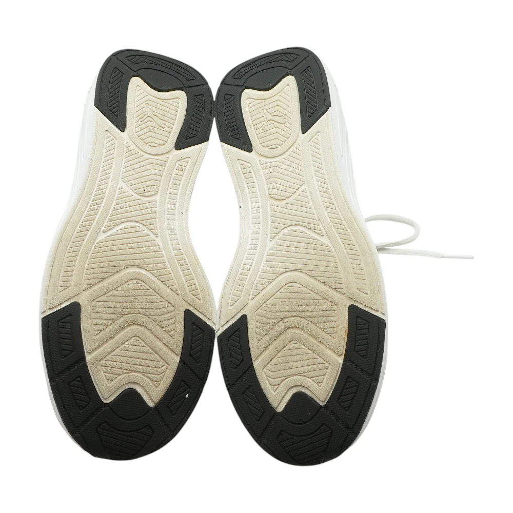 White Low-Top Athletic Shoes - Image 3