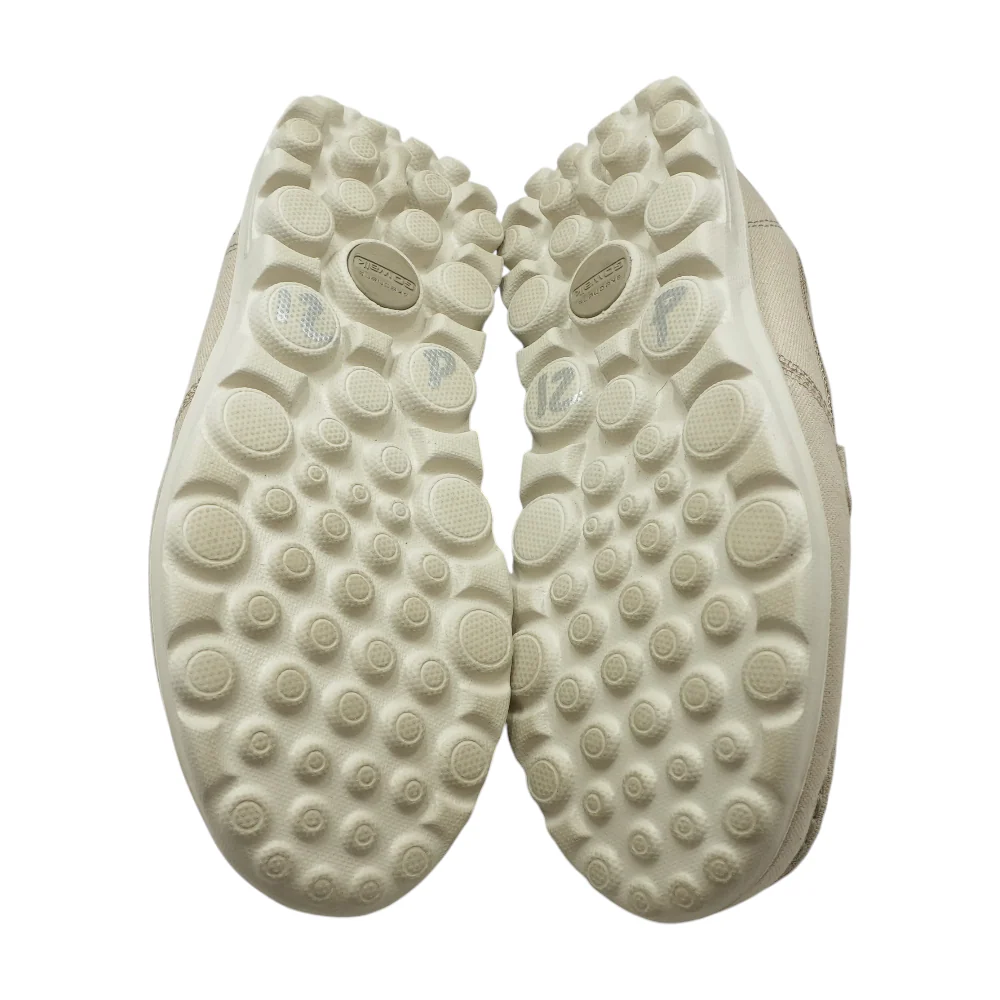 Beige Low-Top Athletic Shoes - Image 3