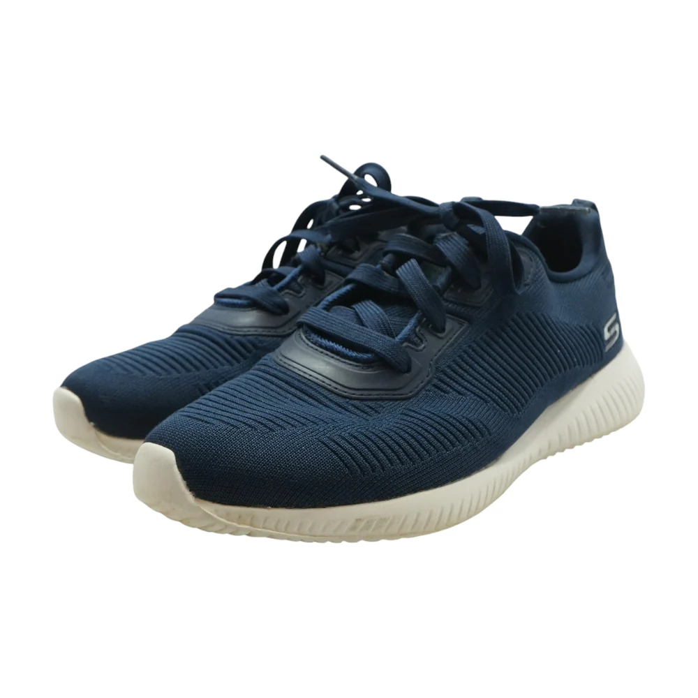 Navy Low-Top Athletic Shoes
