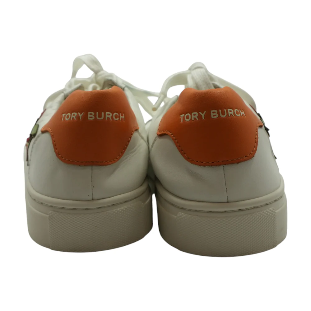White Low-Top Athletic Shoes - Image 2