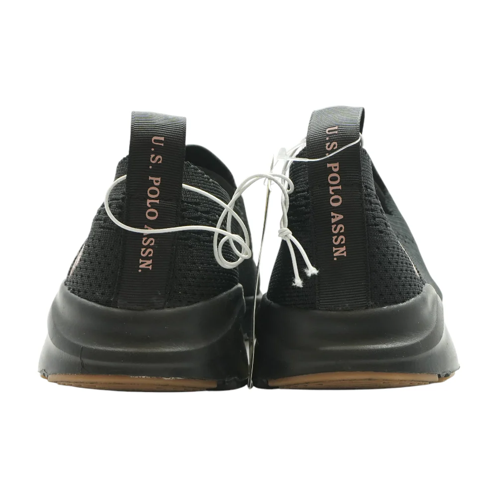 Black Low-Top Athletic Shoes - Image 2