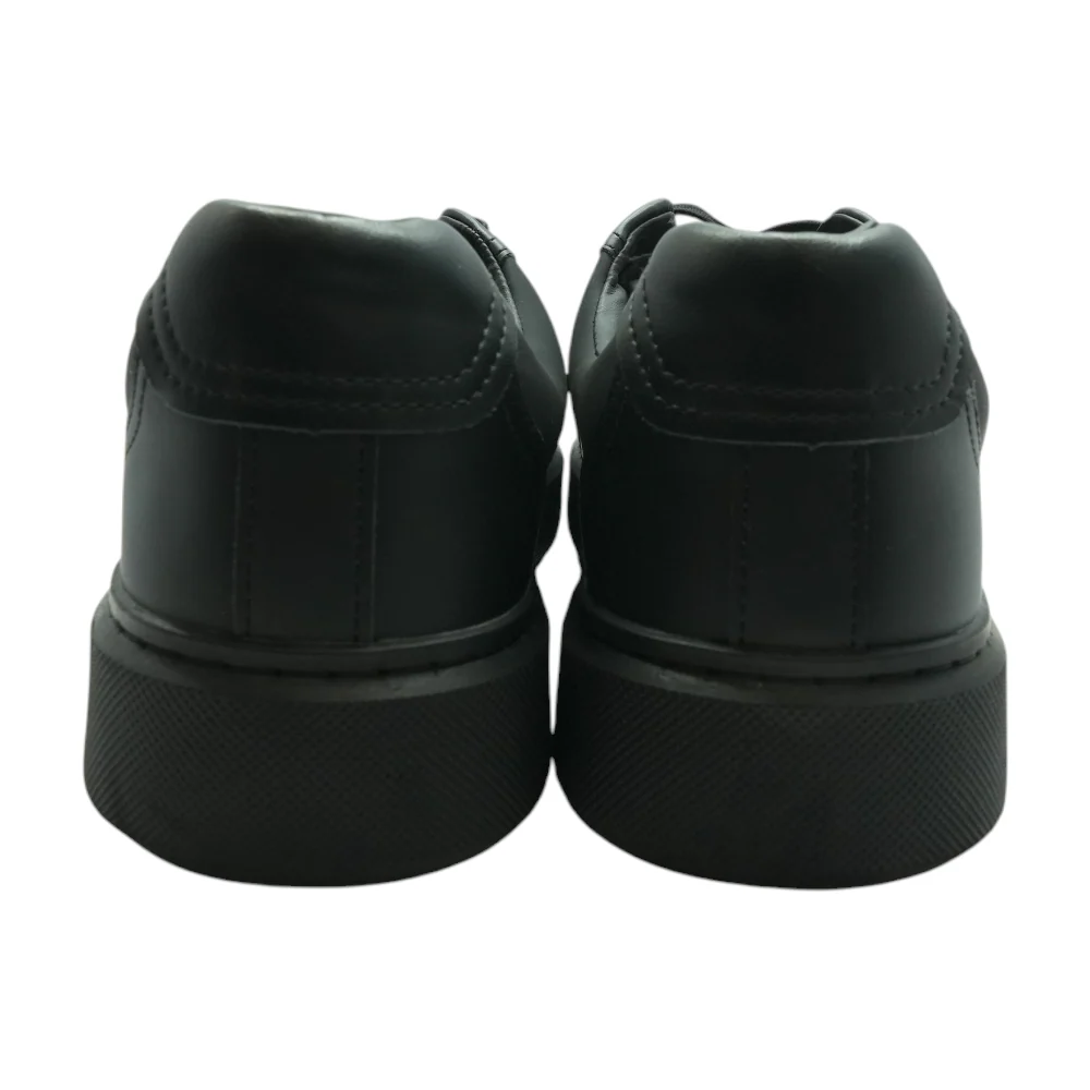 Black Low-Top Athletic Shoes - Image 2