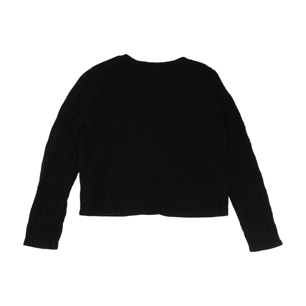 Black Cardigan Sweater - Image 2