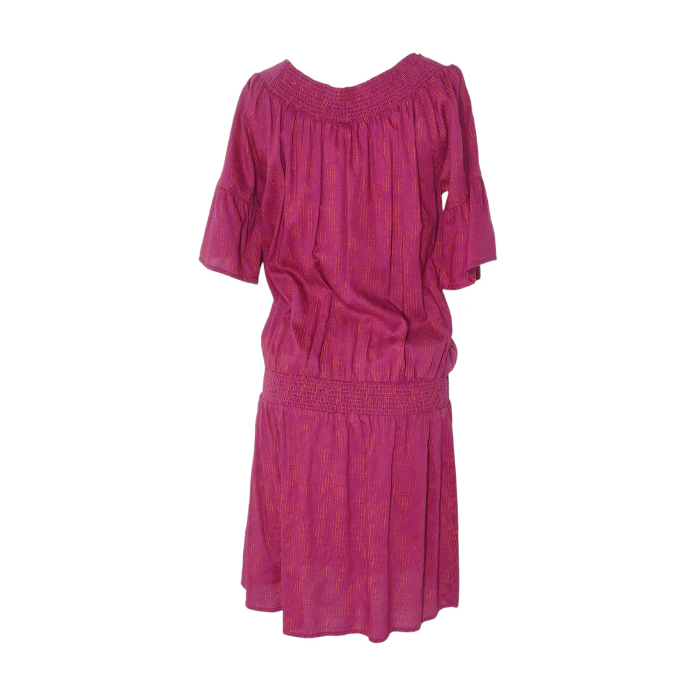 Magenta Striped Midi Dress - Image 2