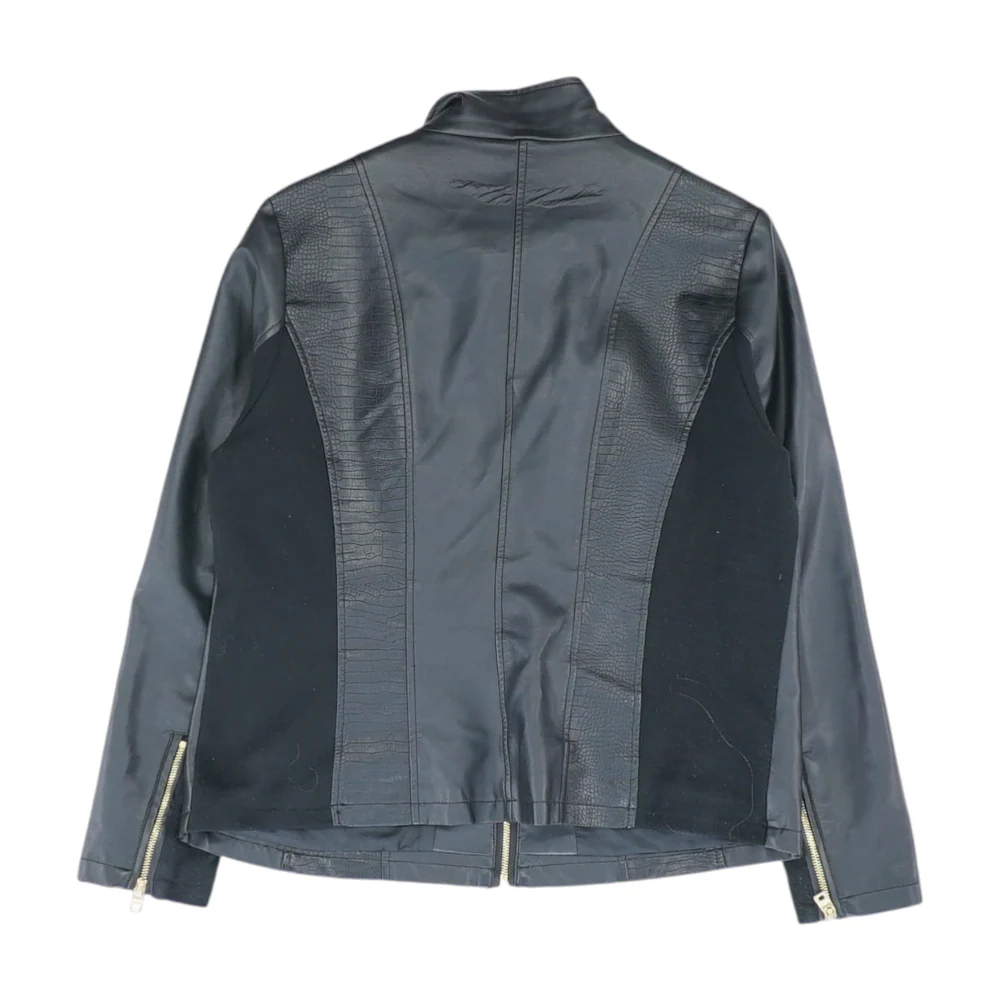 Black Solid Jacket - Image 2